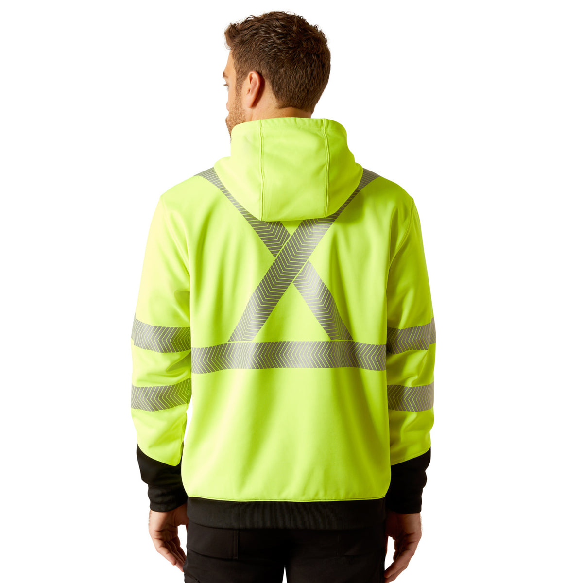 Hoodie Sudadera Amarillo Fluorescente Capucha Sudadera Amarillo