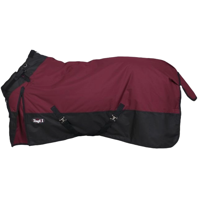 Tough 1 1200D Maroon Turnout Blanket with Snuggit 300 Grams