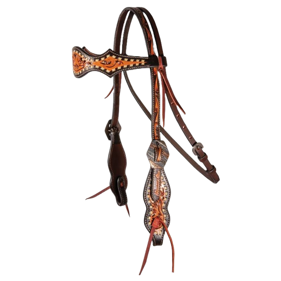 Professional's Choice Buckstitched Filigree Browband Headstall