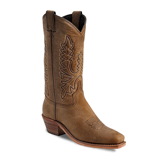 Abilene Ladies Oiled Cowhide Cowgirl Boot Square Toe 9011