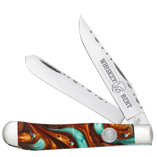 Whiskey Bent Copper Canyon Trapper Pocket Knife WB11-40
