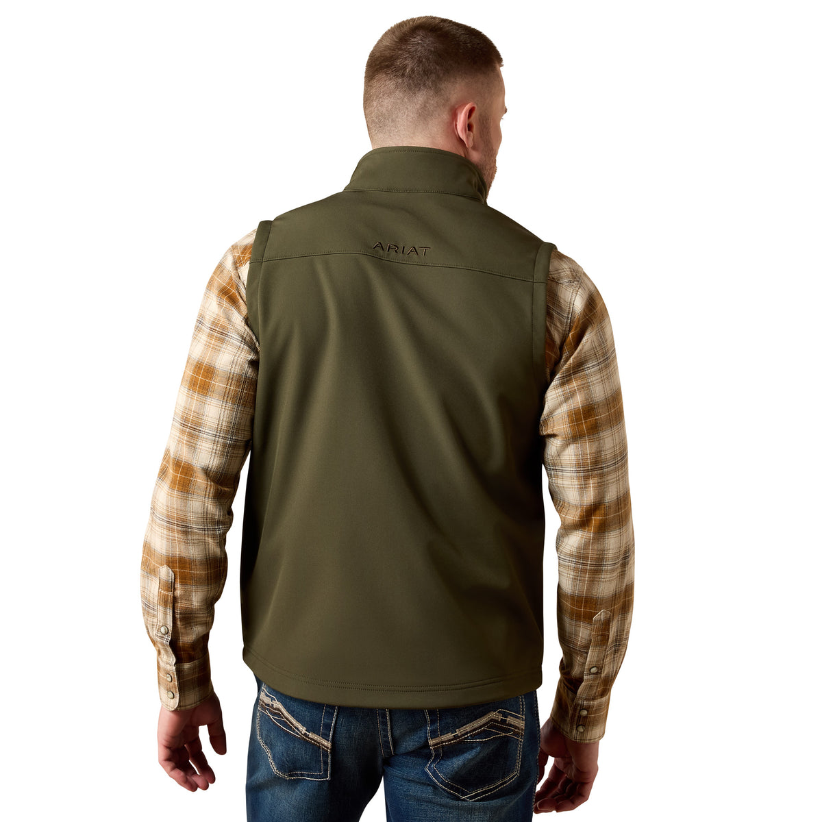 Ariat Men's Vernon Forest Night Softshell Vest 10079625