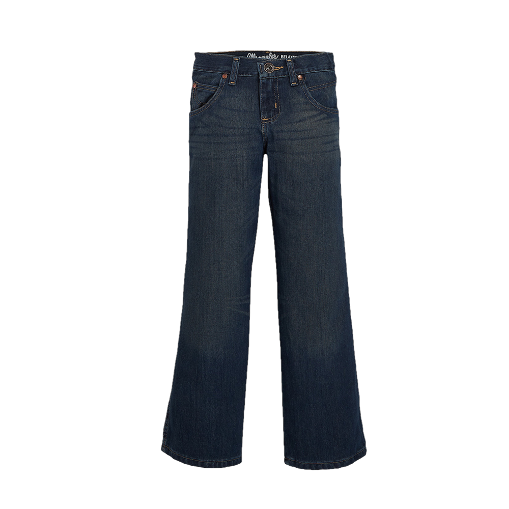 Wrangler Boy's Retro® Relaxed Dark Denim Bootcut Jeans JRT20GL