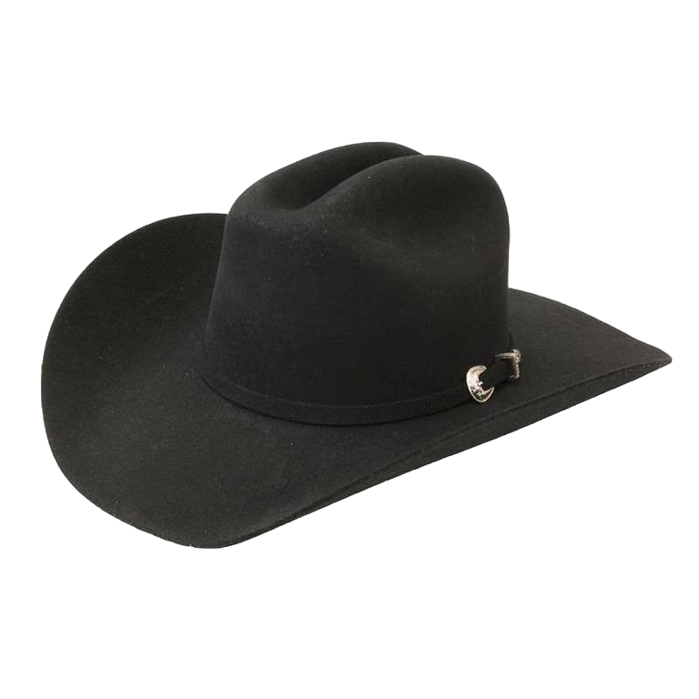 Justin Men's 3X Rodeo Black Felt Cattleman Cowboy Hat JF0342RDEO-BLK
