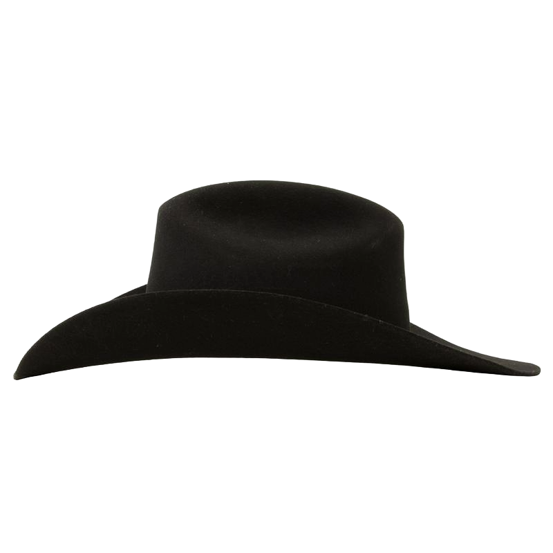 その他 Rodeo Boy III Justin Men's 3X Rodeo Black Felt Cattleman Cowboy Hat JF0342RDEO-BLK