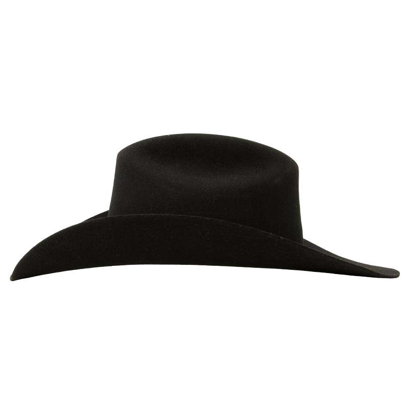 Justin Men's 3X Rodeo Black Felt Cattleman Cowboy Hat JF0342RDEO-BLK