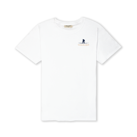 Simply Southern Men's Sasquatch Silhouette White T-Shirt MN-SS-SASQLOGO-WHITE