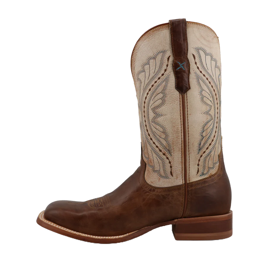 Twisted X Men's Rancher Tobacco Brown & Sand Western Boots MRAL039