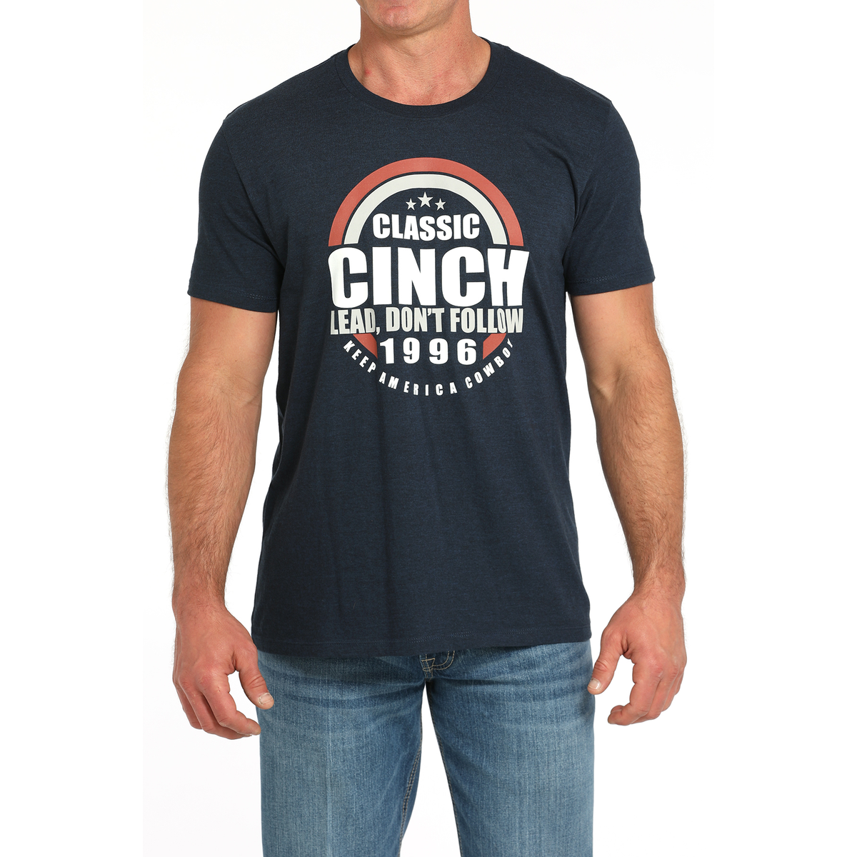 Cinch Men's Navy 'Classic Cinch' Jersey T-Shirt MTT1690681