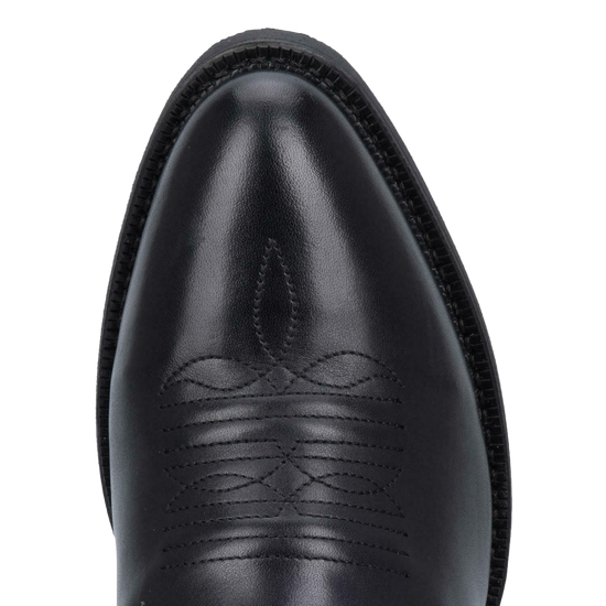 Laredo Men's Fletcher Black Leather Ankle Boots 62070