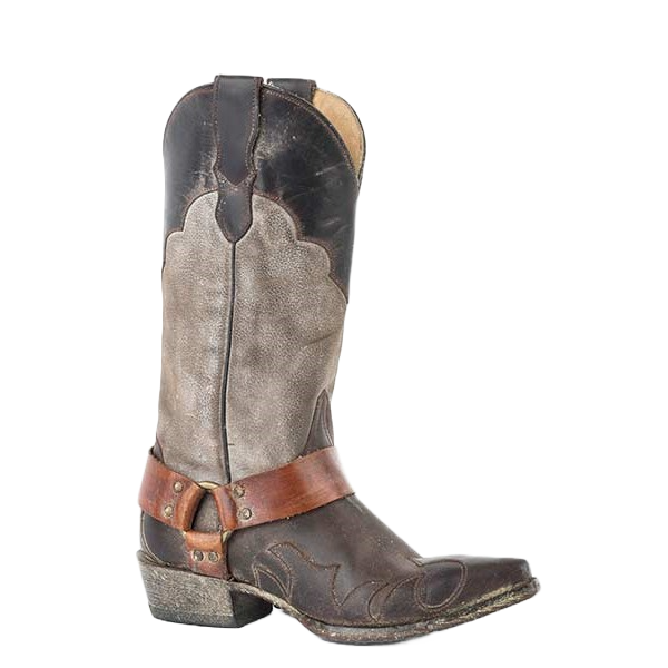 Stetson Ladies Jade Washed Wing Brown and Gray Boots 12-021-6105-1133