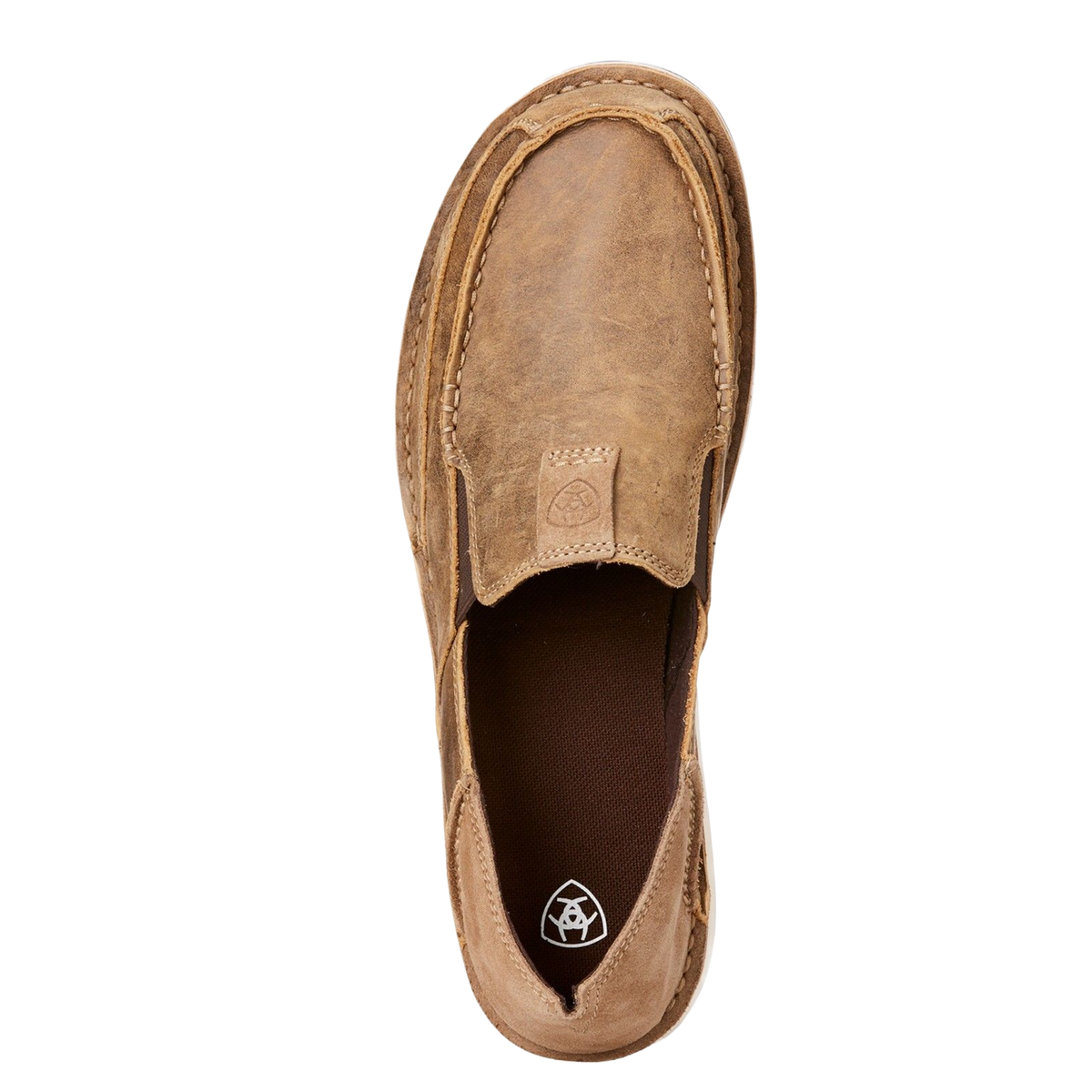 Ariat Cruiser Slip-On Loafers Brown Bomber Leather Men’s 10.5 D Casual Shoes Ariat Men main image 4