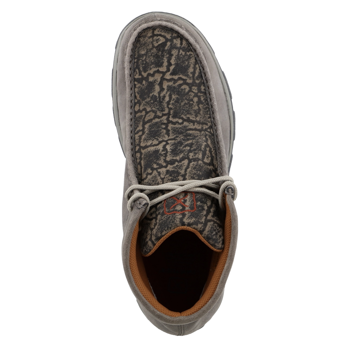 Twisted X® Men's Chukka Elephant Print Grey Slip On Shoes MXC0017