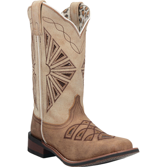 Laredo Ladies Kite Days Brown Leather Boots 5821