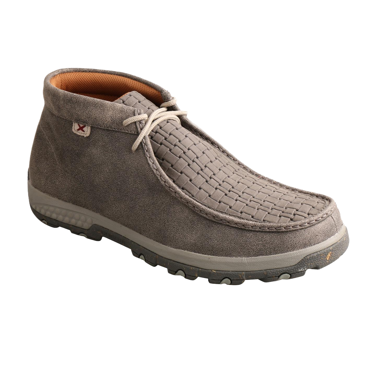 Twisted X® Men's Chukka Driving Moc Grey Pull On Shoes MXC0015