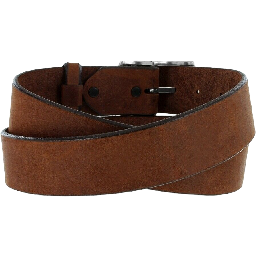 Tony Lama Men's Western Work Aged Bark Billy Bob Leather Belt C41319