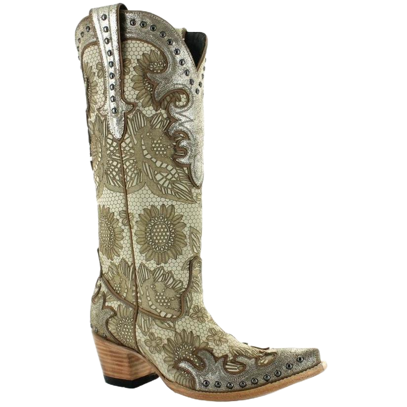 Double D Ranch by Old Gringo Ladies Something New Bone Boots DDL076-1