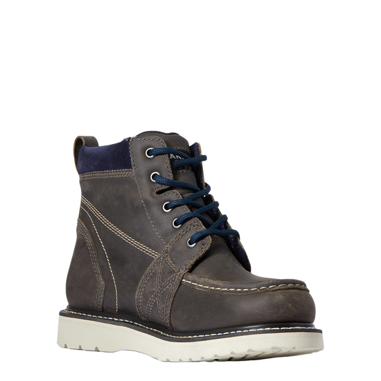 Ariat® Ladies Rebar™ Wedge Moc Toe Steel Grey Work Boots 10035770
