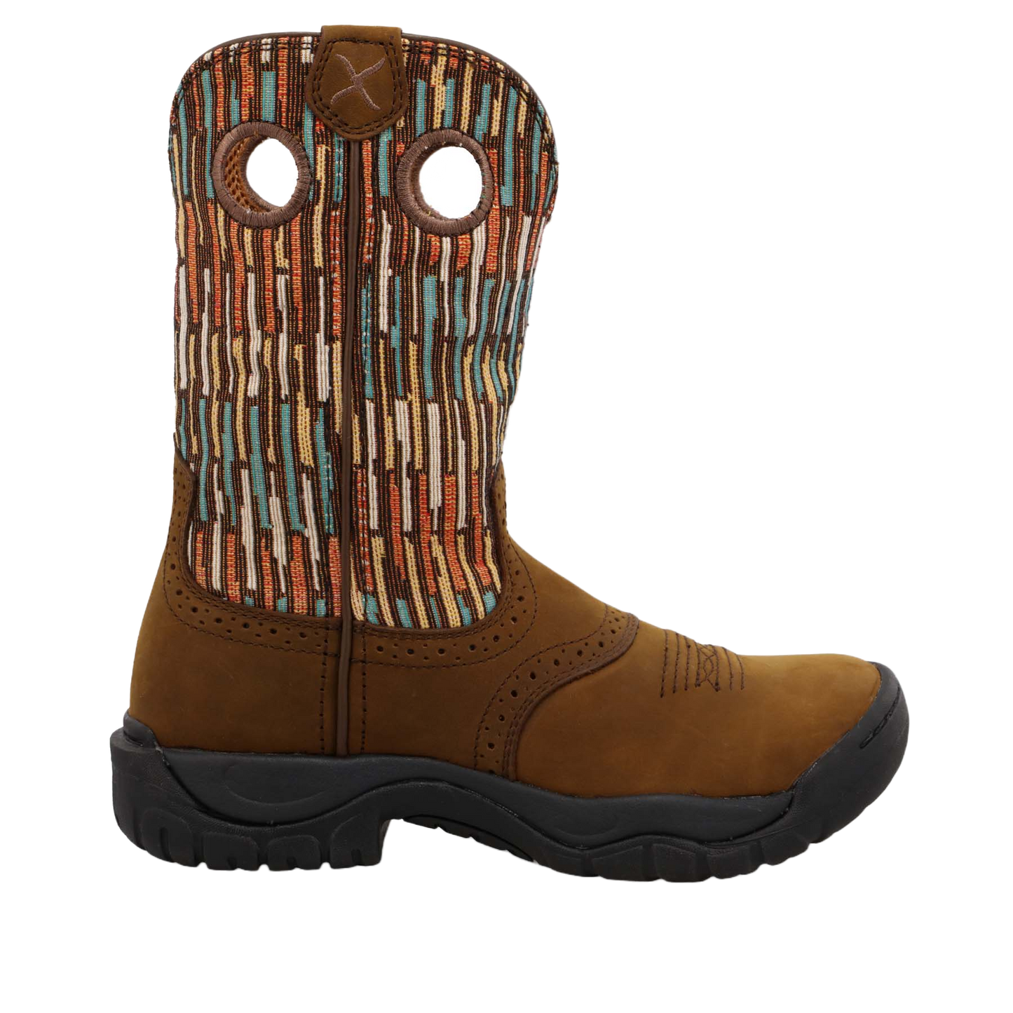 Twisted X® Ladies 9" All Around Multi-Color Brown Work Boots WAB0013