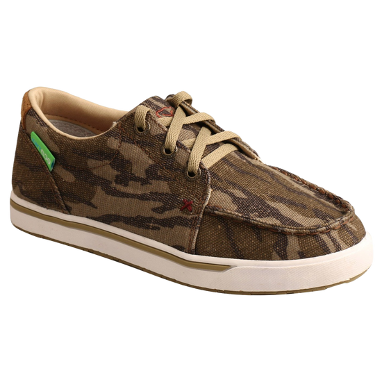Twisted X Children's Green Camouflage Kick Shoes YCA0009