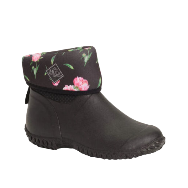 Muck® Ladies Muskster ll Mid Black & Rose Waterproof Boots WM2-1ROS