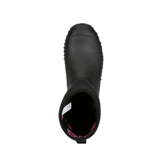 Muck® Ladies Muskster ll Mid Black & Rose Waterproof Boots WM2-1ROS