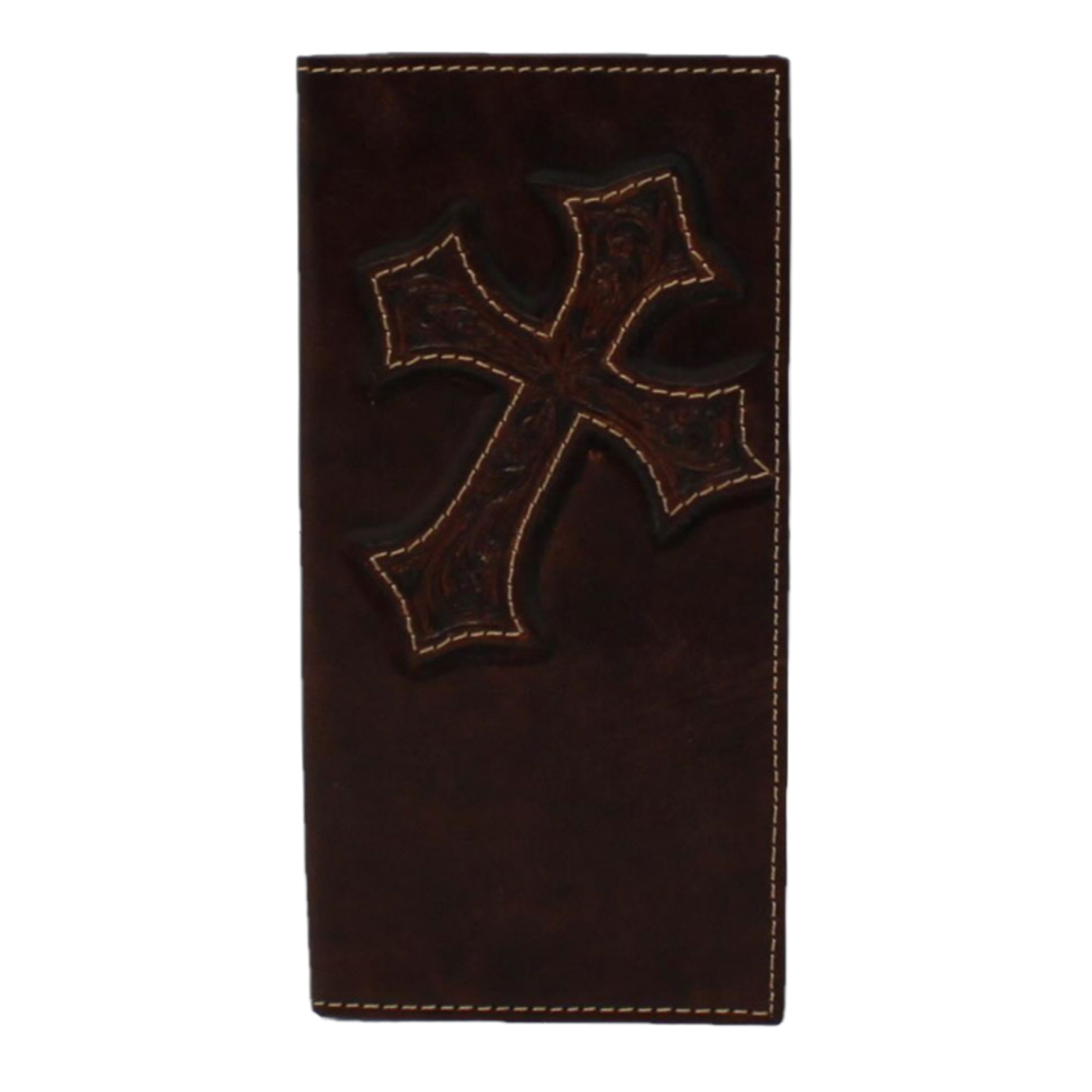 Ariat Boy's Diagonal Cross Rodeo Brown Wallet A3551402