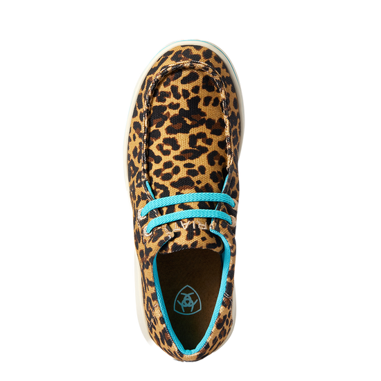 Ariat Children's Hilo Sparkle Brown Leopard Casual Shoes 10038446