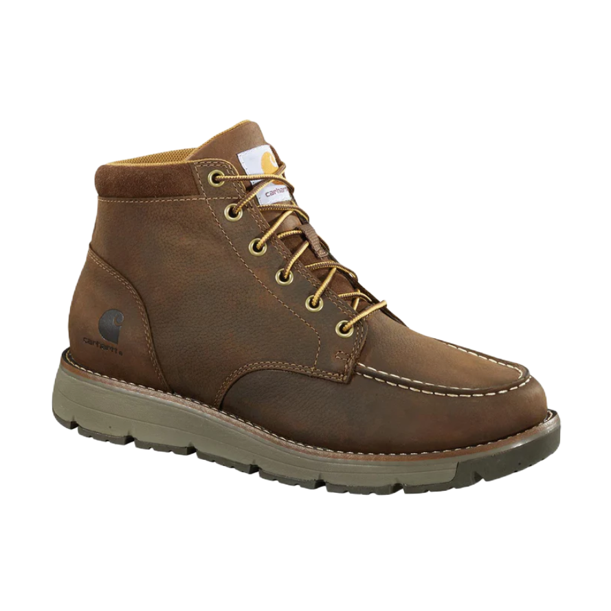Carhartt® Men's Millbrook Dark Brown Soft Toe Wedge Boots FM5010