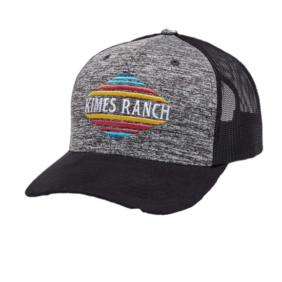 Kimes Ranch El Paso Grey Heather Trucker Hat KR713-GRH