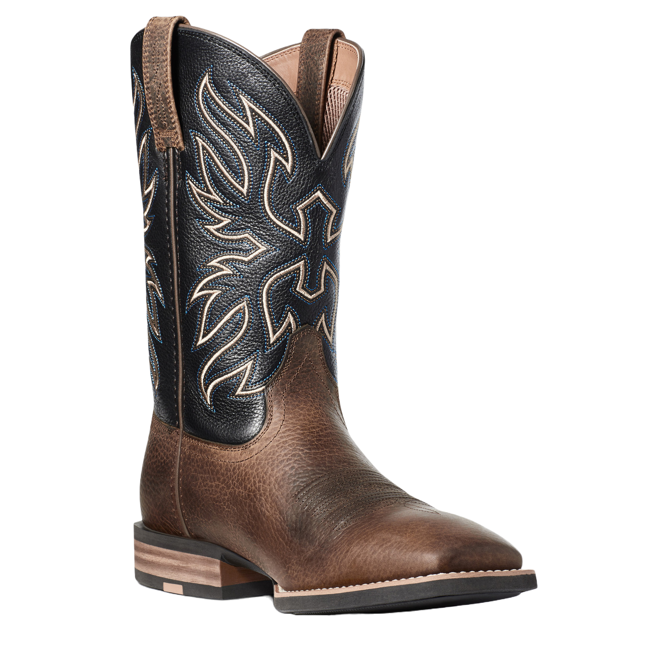 Ariat Men's Everlite Vapor Ranch Brown & Black Deertan Boots 10035963