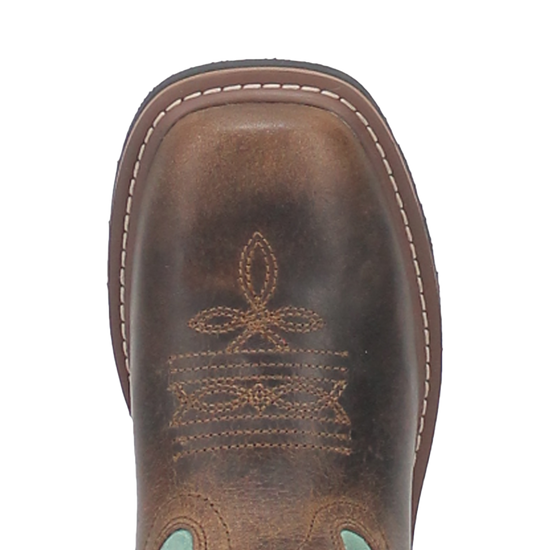 Dan Post Children's NIA Brown & Turquoise Western Boots DPC2937