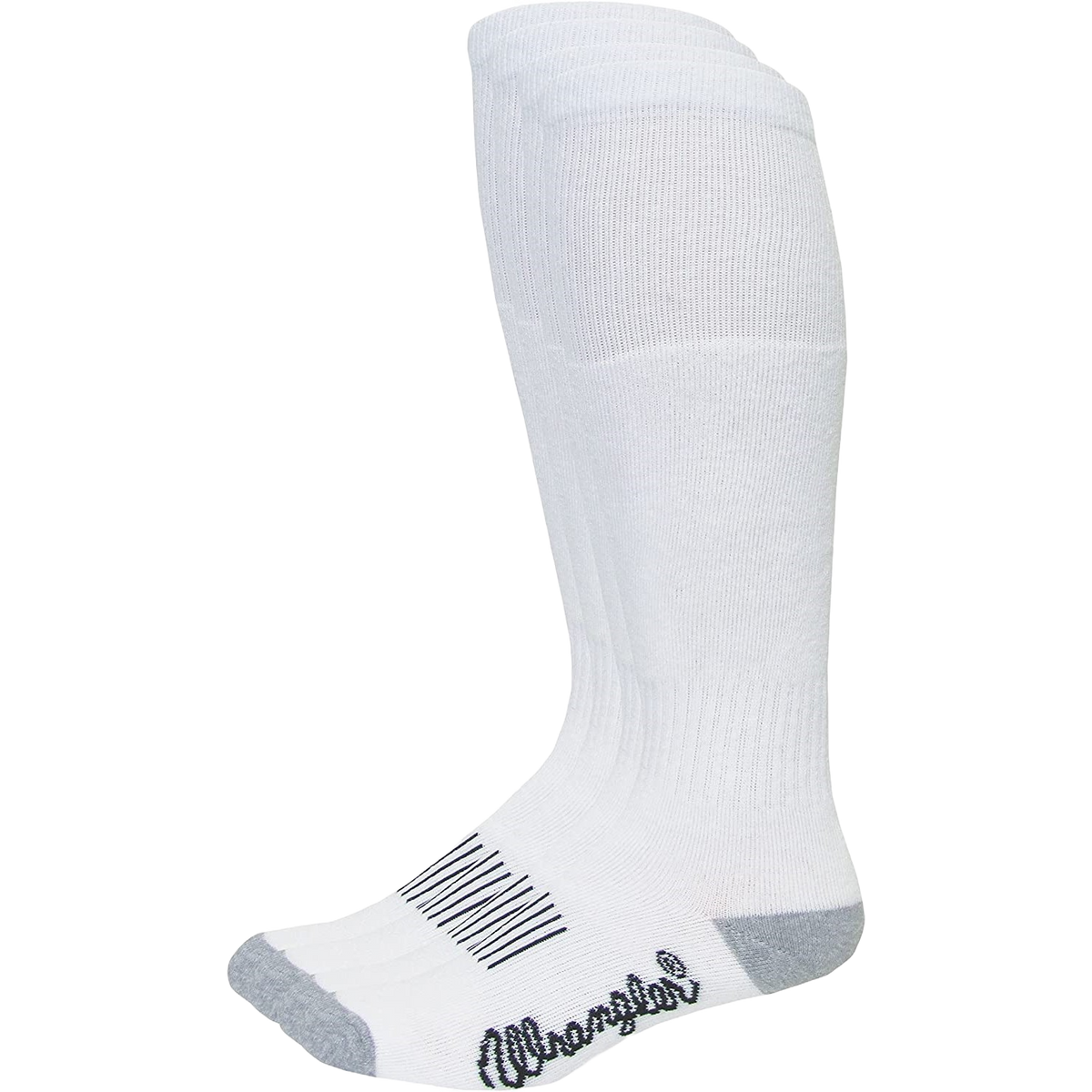 Wrangler® Men's Wellington Seamless Toe White Boot Socks 093281000LG