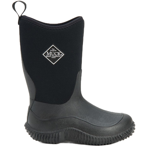 Muck Children's Hale Black Waterproof Boots KBH-000