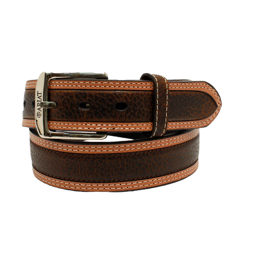 Ariat Men's Diesel Brown Rowdy Leather Belt A10004305