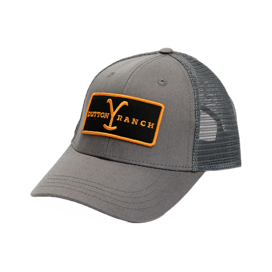 Changes Yellowstone Grey Dutton Ranch Patch Snapback Hat 66-656-139