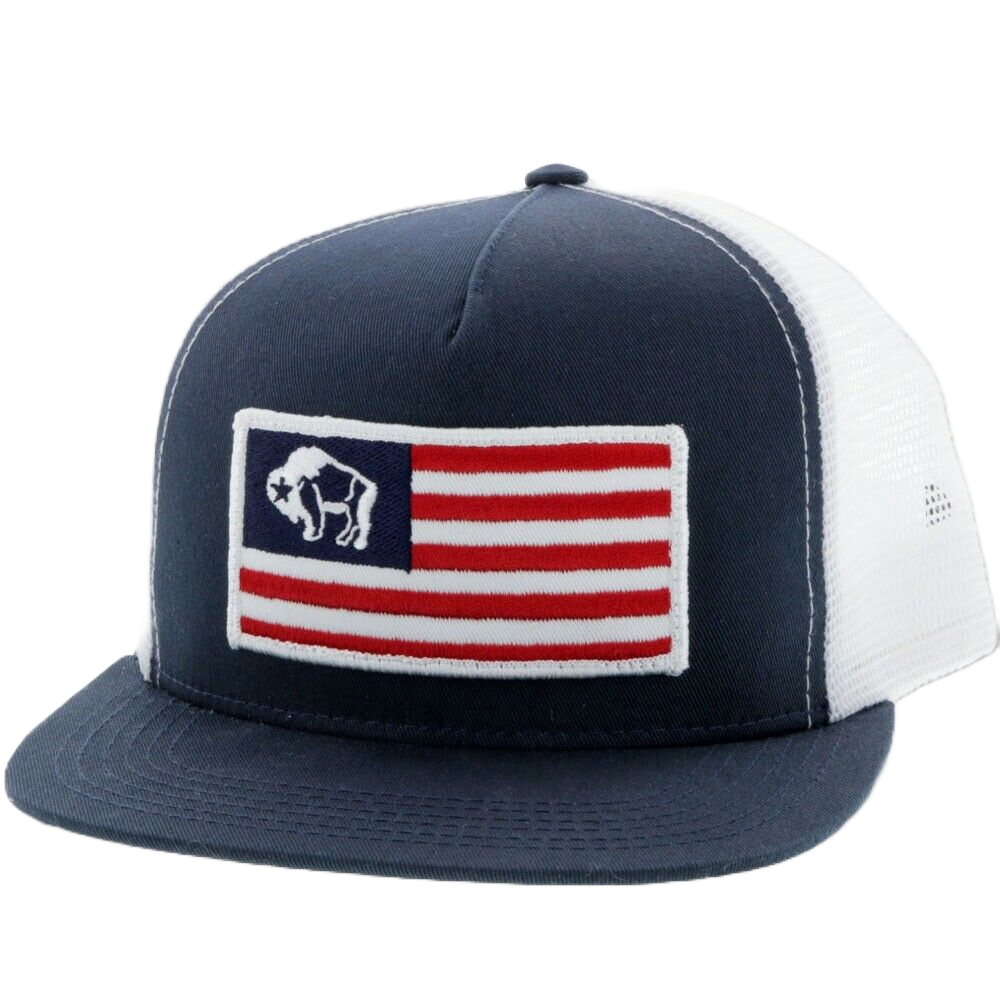 Hooey American Made Blue High Profile Hat 9711T-BLWH