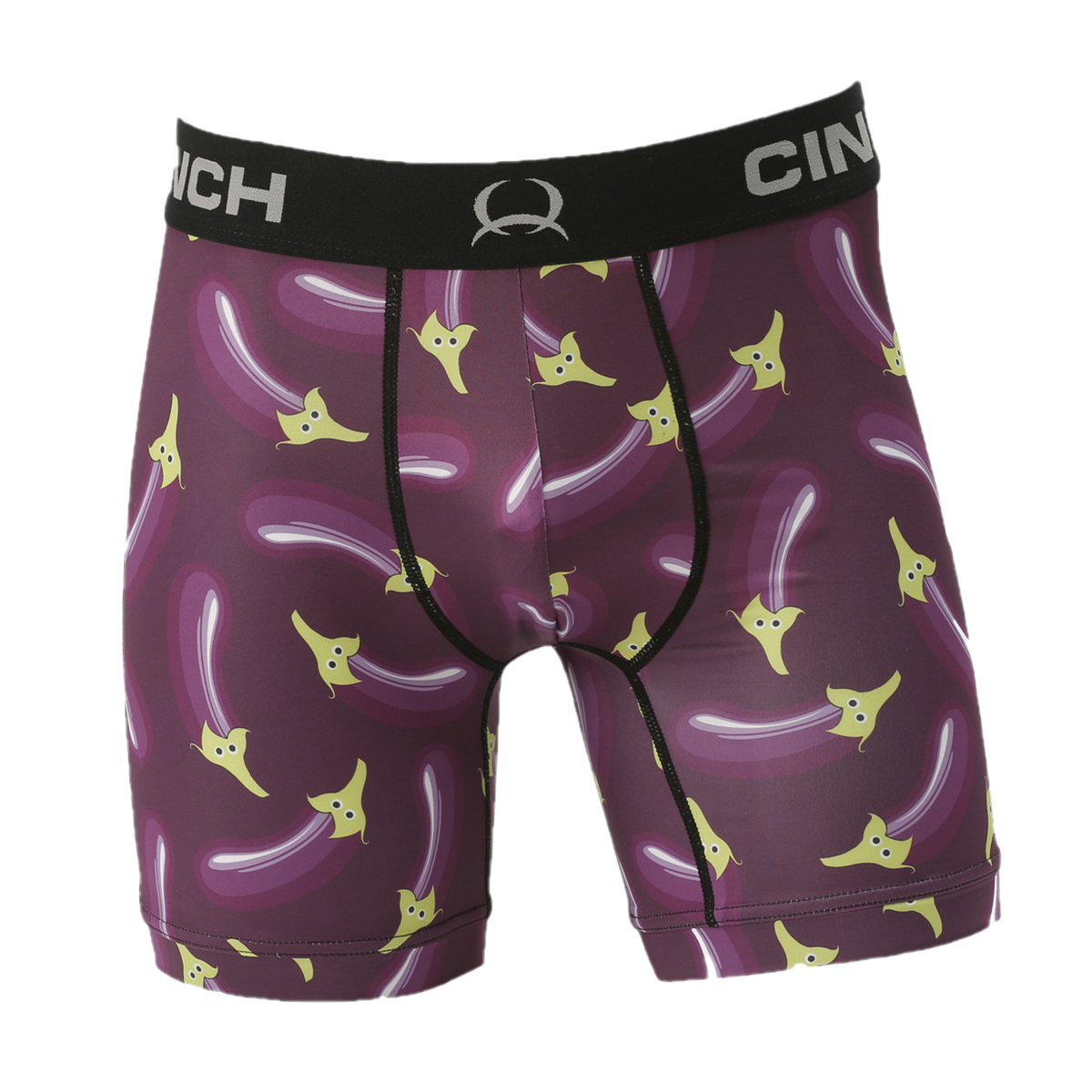 Cinch® Men's Purple Eggplant Boxer Brief Underwear MXY6002027
