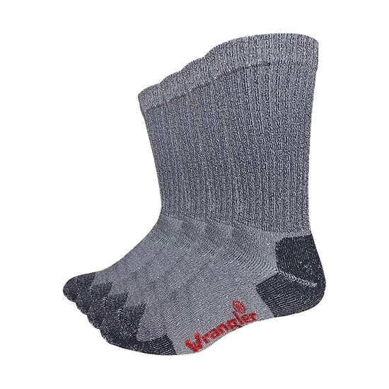 Wrangler® Riggs Men's 4 Pack Cotton Over The Calf Black Work Boot Socks 72435-2000-LG