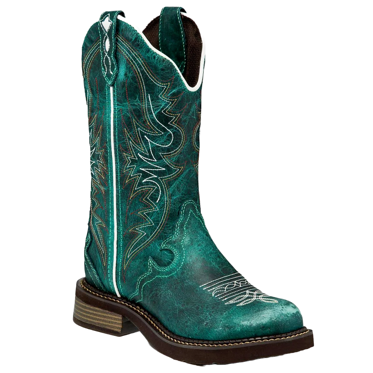 Justin Ladies Gypsy Lily Blue Boots L2910