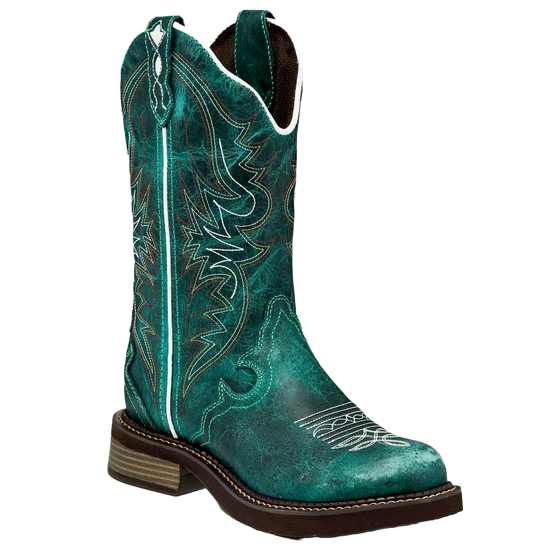 Justin Ladies Gypsy Lily Blue Boots L2910