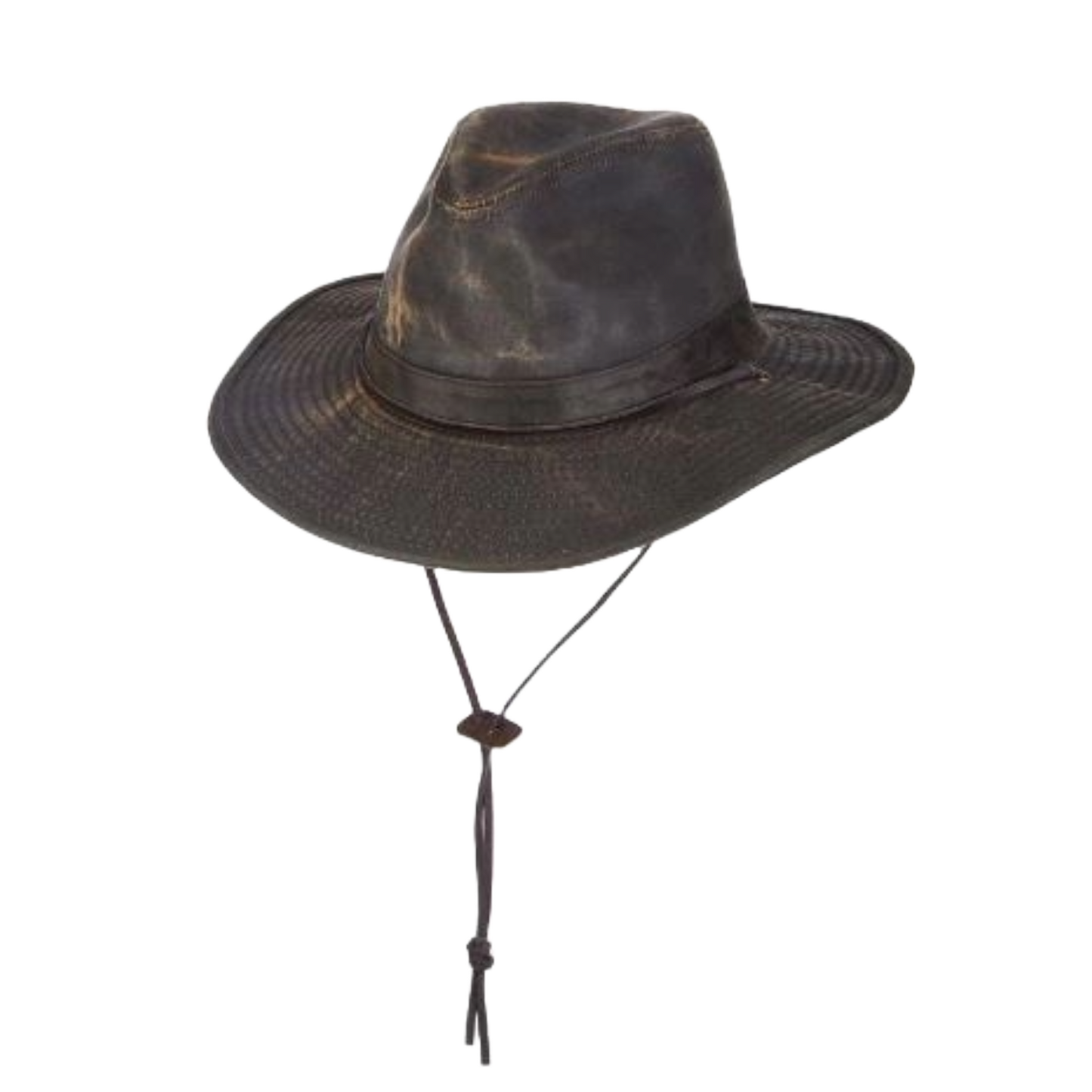 Outback Men's Hinterlands Brown Distressed Hat MC128-BROWN