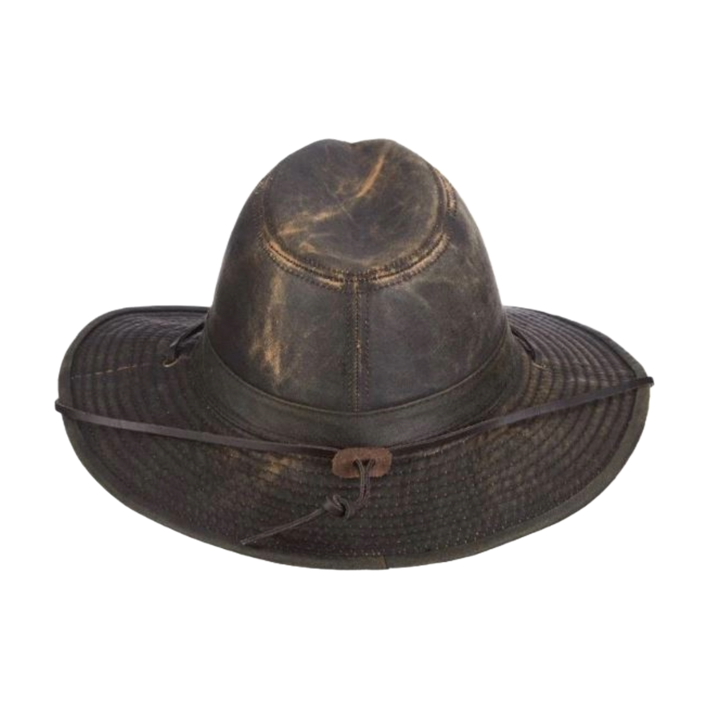 Outback Men's Hinterlands Brown Distressed Hat MC128-BROWN