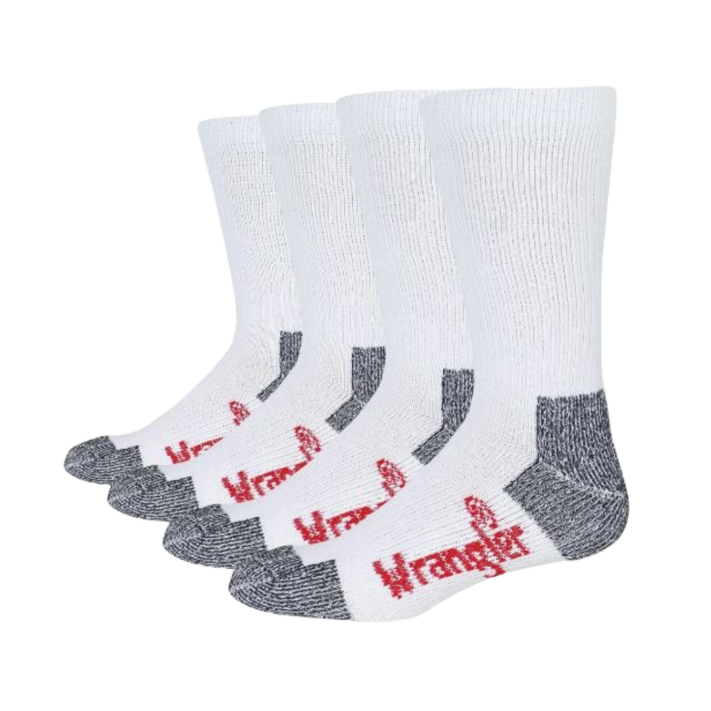 Wrangler® Riggs Men's Cotton Over The Calf White Work Boot Socks 2 Pack 2/72435-1000-LG