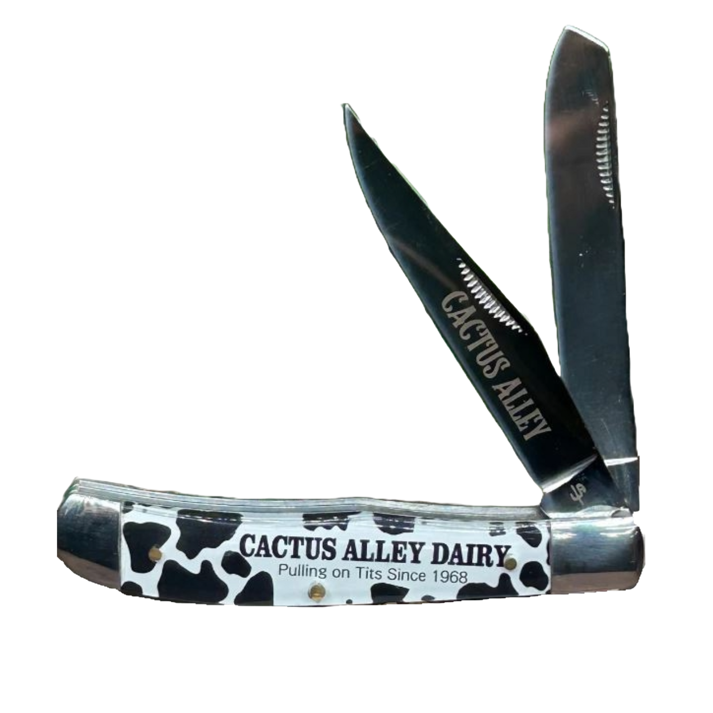 Whiskey Bent Cactus Alley Dairy Trapper Locking Pocket Knife CA11-02