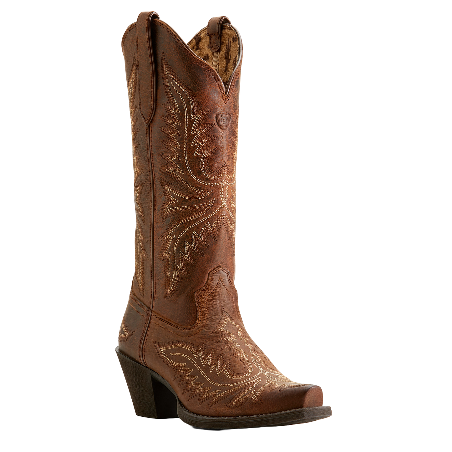 Ariat Ladies Round Up Collins Rafter Tan Western Boot 10053788