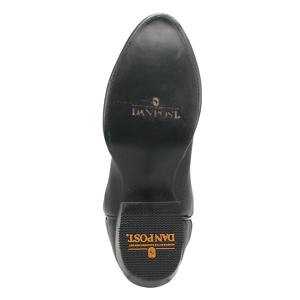 Dan Post Men's Milo Genuine Leather Square Toe Boots - Black