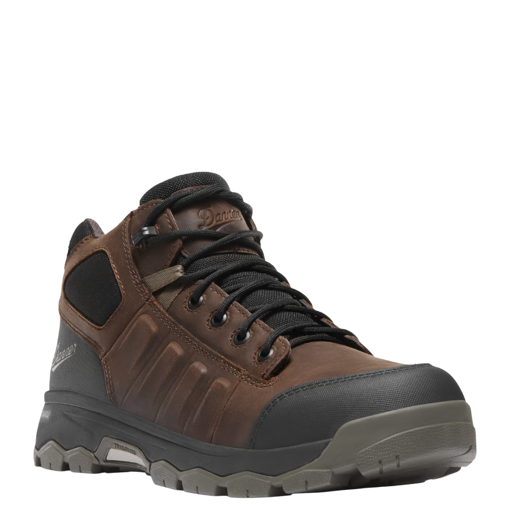 Danner Men's Wheat Ridge 4.5" Brown Leather Waterproof Work Boot 18500