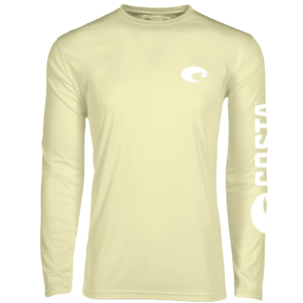Costa Technical Crew Yellow Long Sleeve Shirt TECHCREW-Y