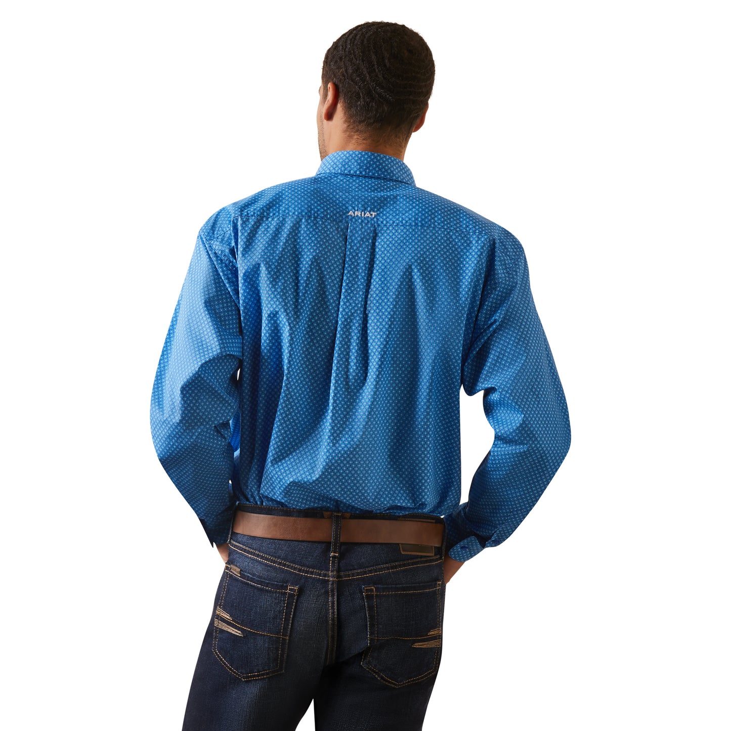 Ariat Men's Lloyed Blue Classic Fit Button Down Shirt 10043770